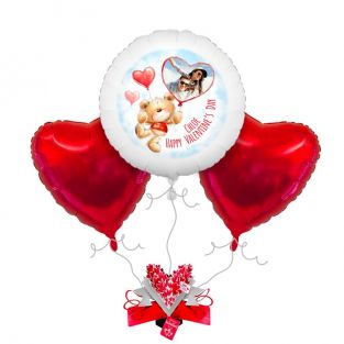 Ted Photo Balloon Bouquet