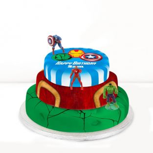 Avengers Trio Cake