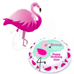 Jumbo Flamingo Gift Set