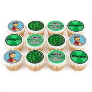 12 Hulk Photo Cupcakes