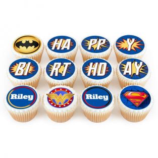 12 Justice League Cupcakes