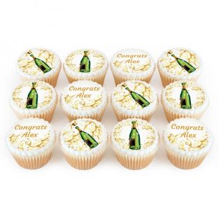 12 Champagne Cupcakes