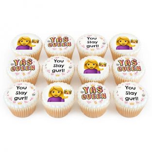 12 Yas Queen Cupcakes