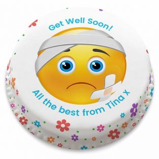 Get Well Emoji Cake