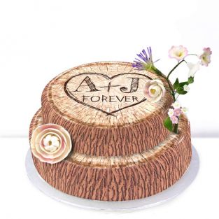Personalised Tiered Tree Cake