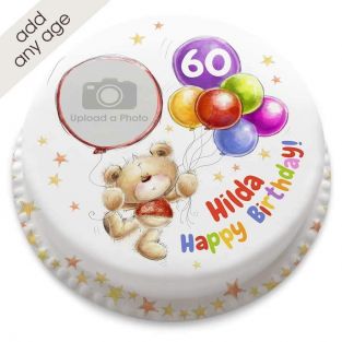 Any Age Ted Balloons Cake