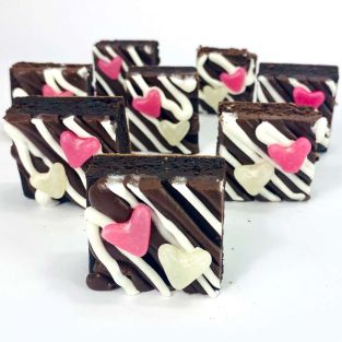 Limited Edition Mum Hearts Brownies