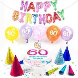 60th female birthday box