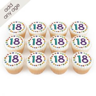12 Any Age Cupcakes