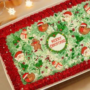 Kid's Christmas Tray Bake