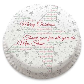 Festive Teacher Cake