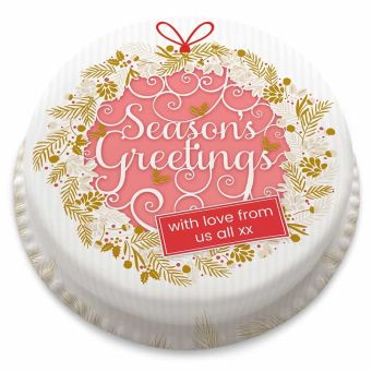 Seasonal Wreath Cake