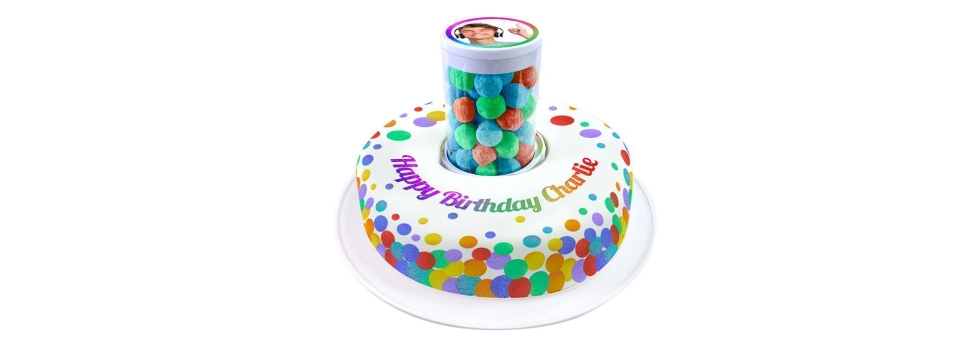 Surprise birthday cake